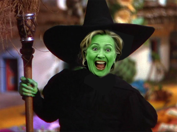Goyim, you must support this evil witch. She may eat children, but at least she doesn't promote hate.