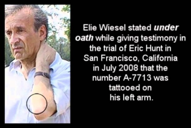 elie wiesel no tattoo