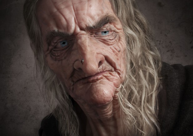 evil witch vray