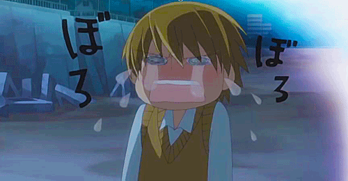 crying like a little bitch