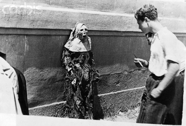 jews dig up body of nun