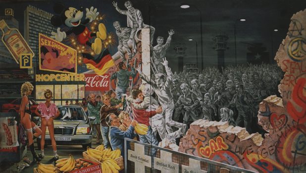 berlin wall painting coke sex mickey mouse